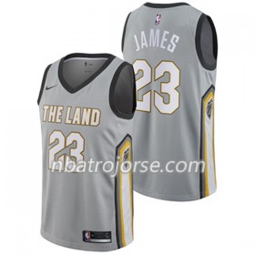 Män Cleveland Cavaliers Tröja LeBron James 23 Nike City Edition Swingman